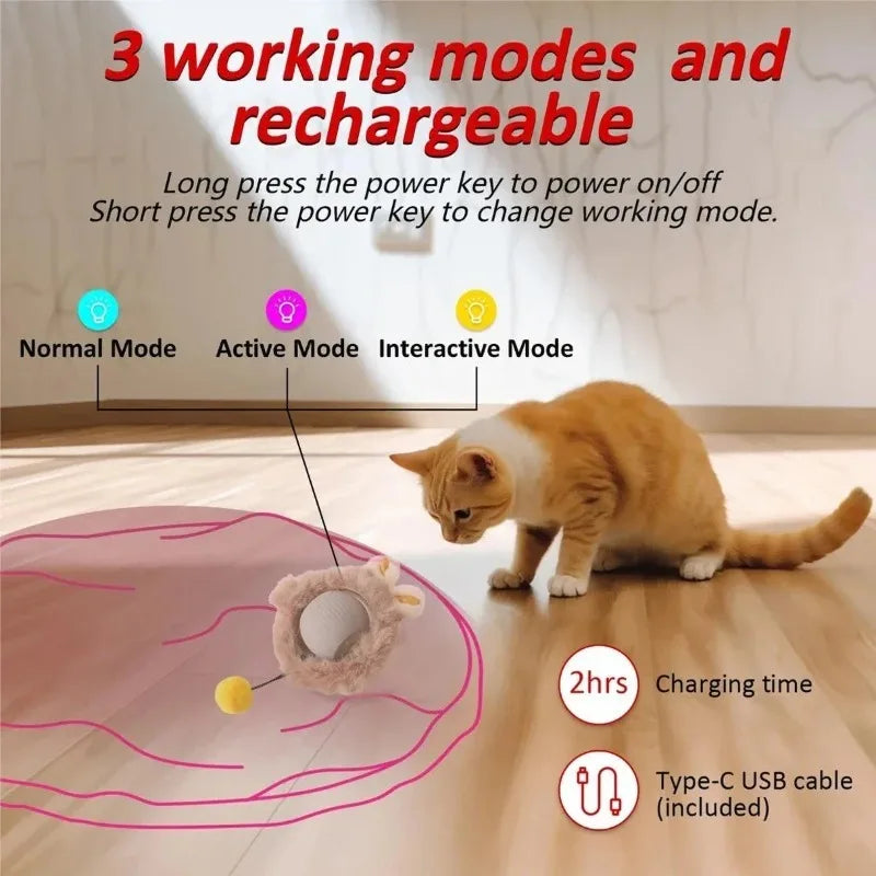 Kitty-Kay Smart Motion Cat Ball™ Keep Your Cat Happy — Even When You're Not Home